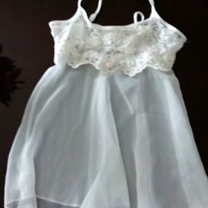 NWOT White Baby doll Nighty sx.XS
